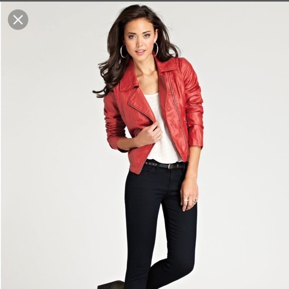 Guess faux leather jacket